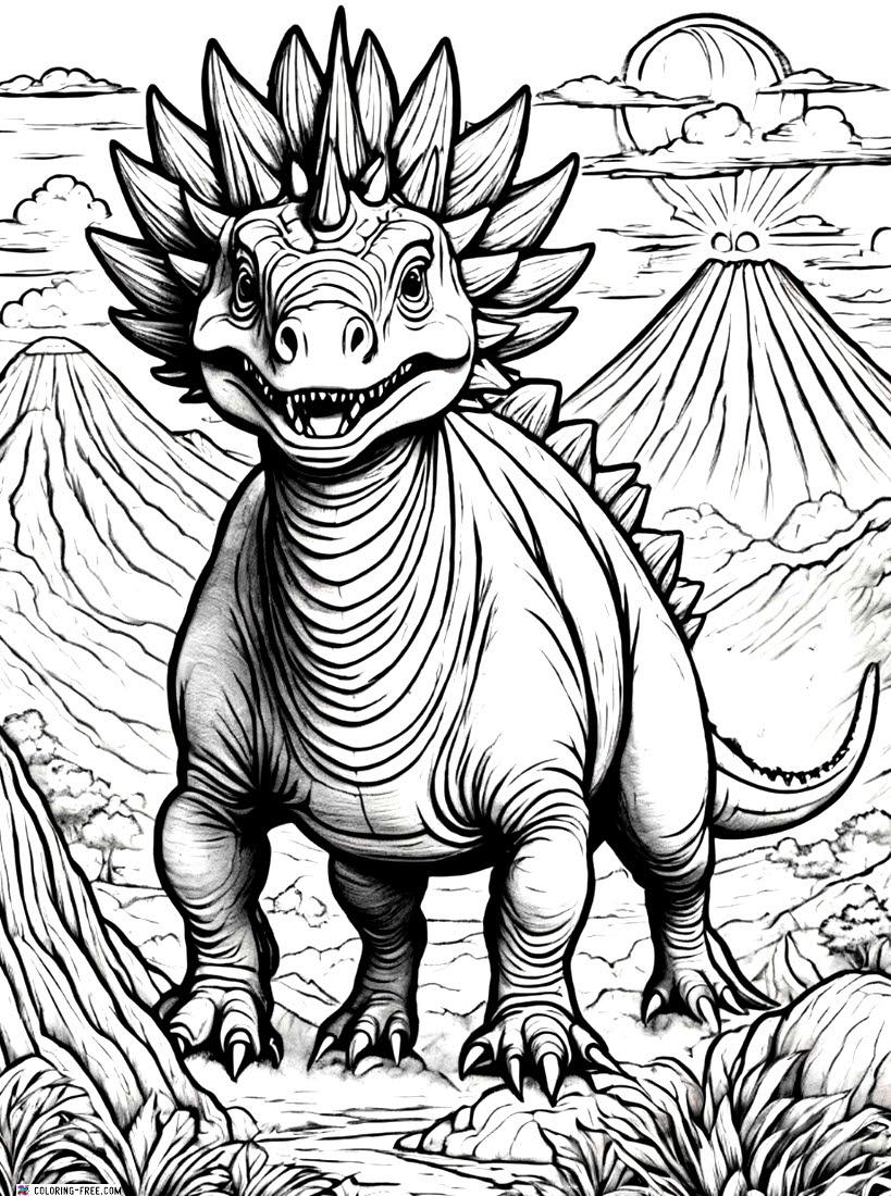 33 Dinosaur Coloring Pages (Free Unique Printables)