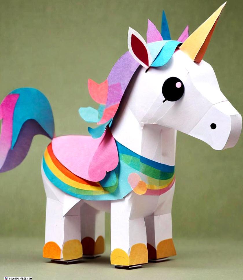 Unicorn Paper Crafts | Free DIY Ideas