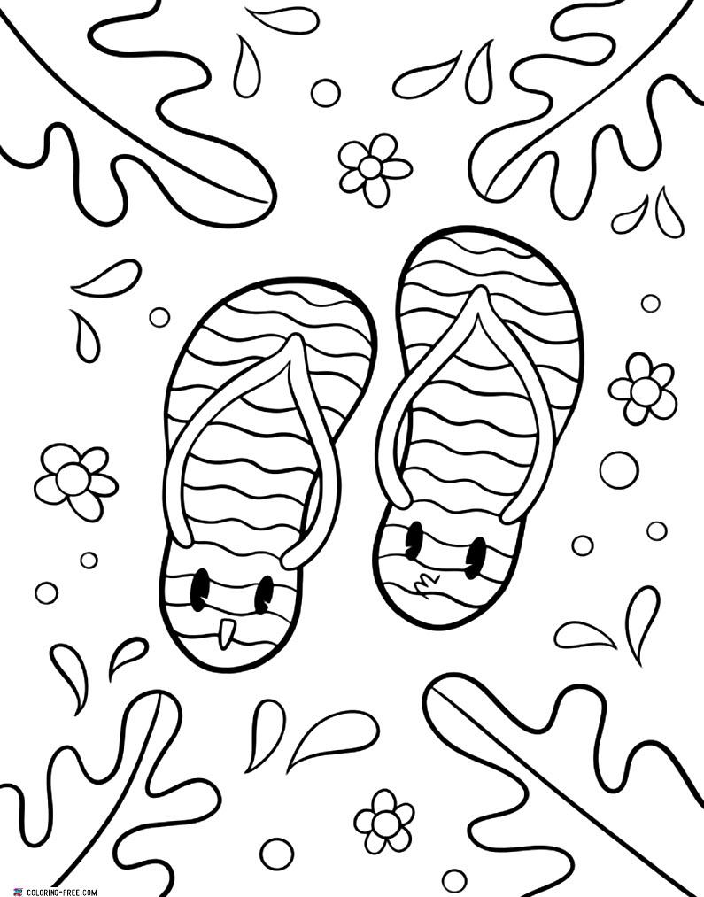 Summer Coloring Pages (Free Printables)