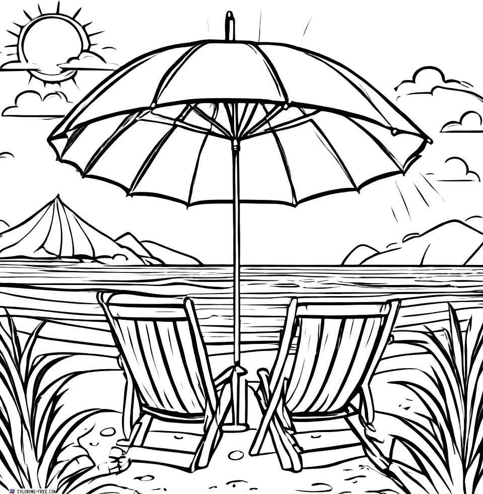 21 Summer Coloring Pages (Free Unique Printables)