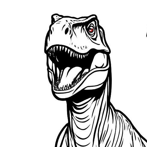 T-rex Coloring Pages