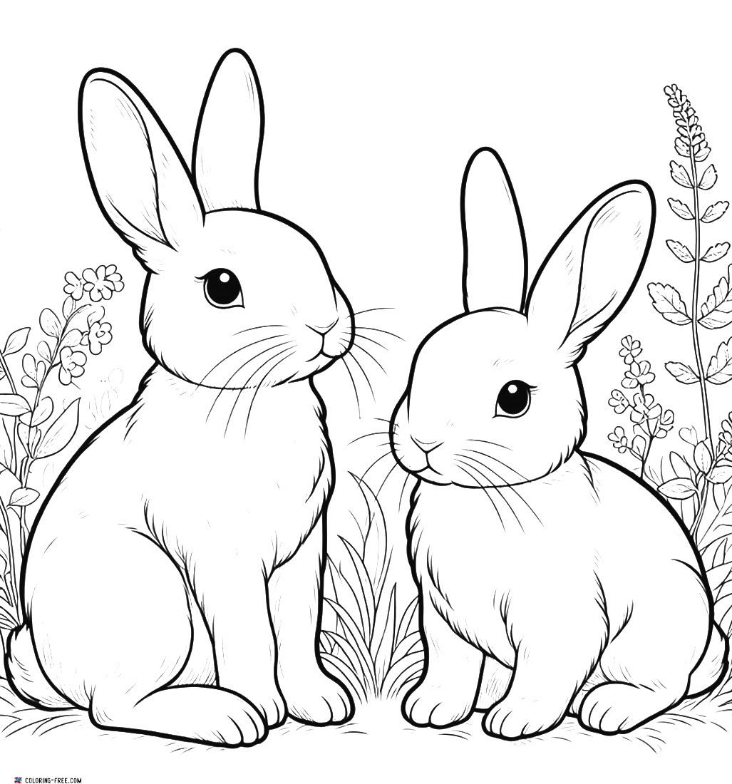 18 Rabbit Coloring Pages Free Unique Printables 18 Rabbit Coloring Pages Free Unique Printables