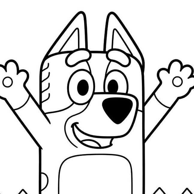 Bluey Coloring Pages
